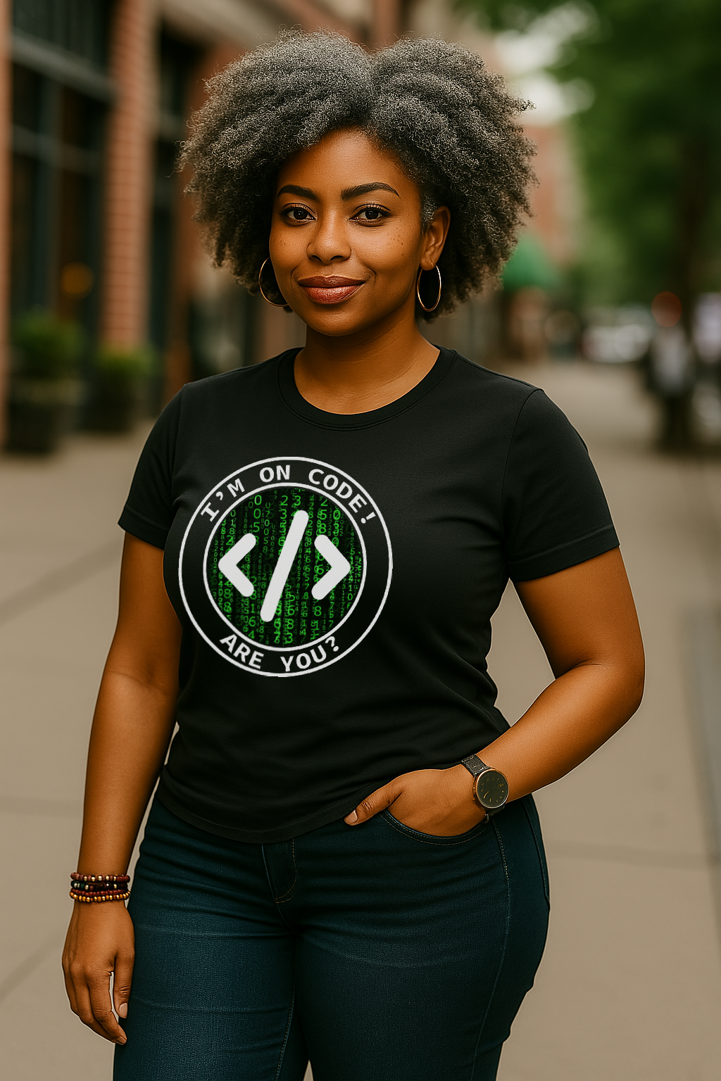 I'm On Code Tee