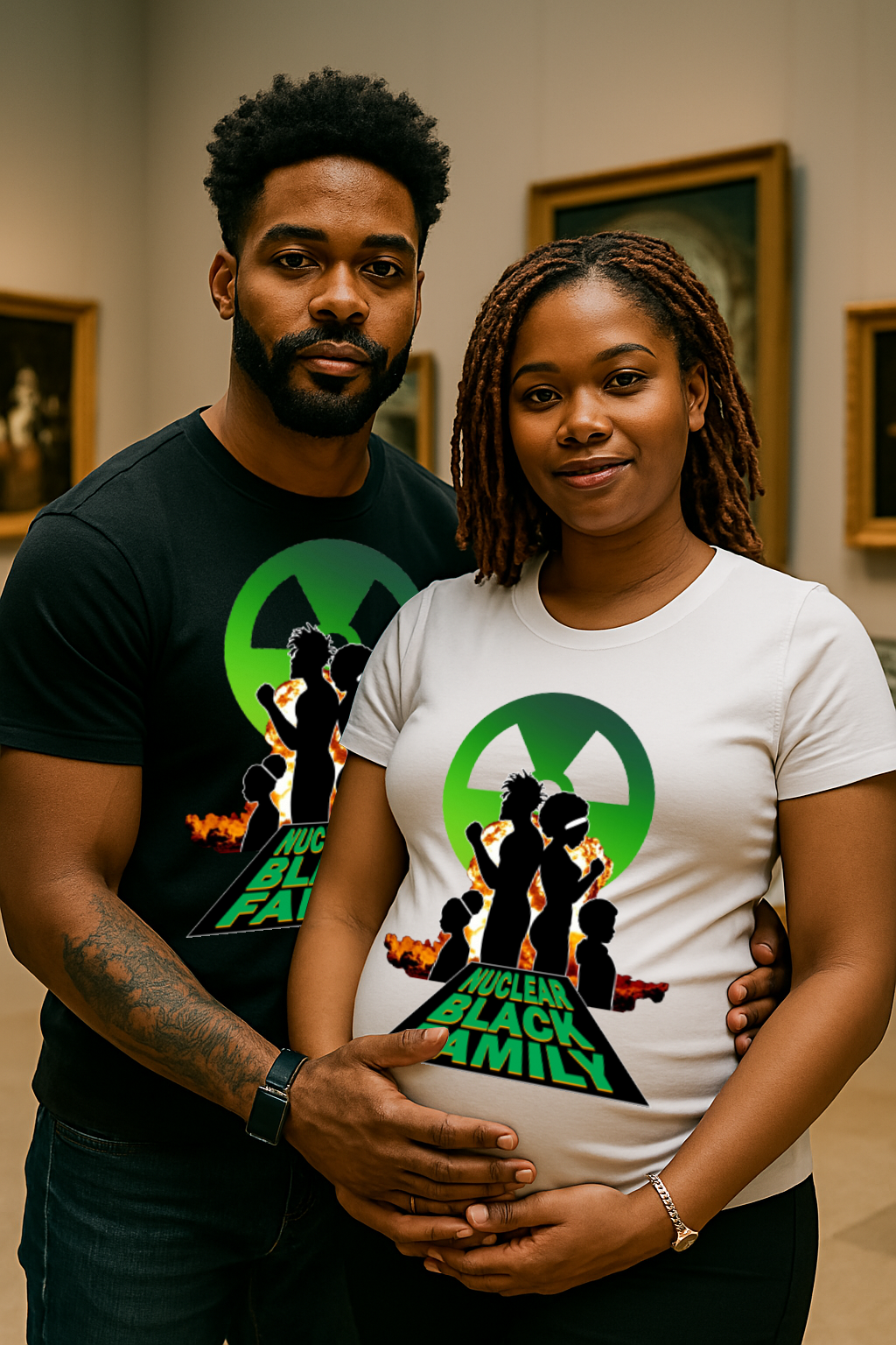 Nuclear Black Family Tee